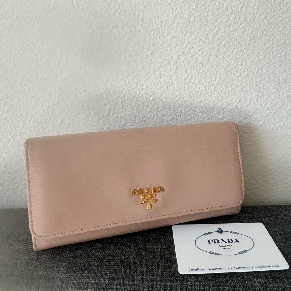 Prada Cammeo Leather Wallet